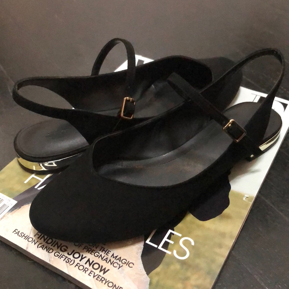 Zara Ballet Sling-Back Flats
